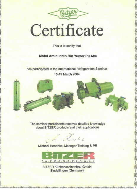 Certificate 1